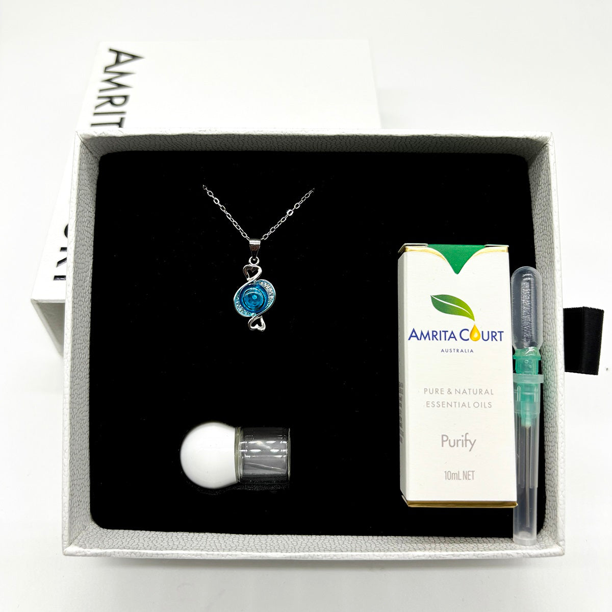 Sterling Silver Zodiac Aroma Necklace - Pisces Feb - March | Perfect Birthday Gift | Energy & Healing | Diffuse on the go-4